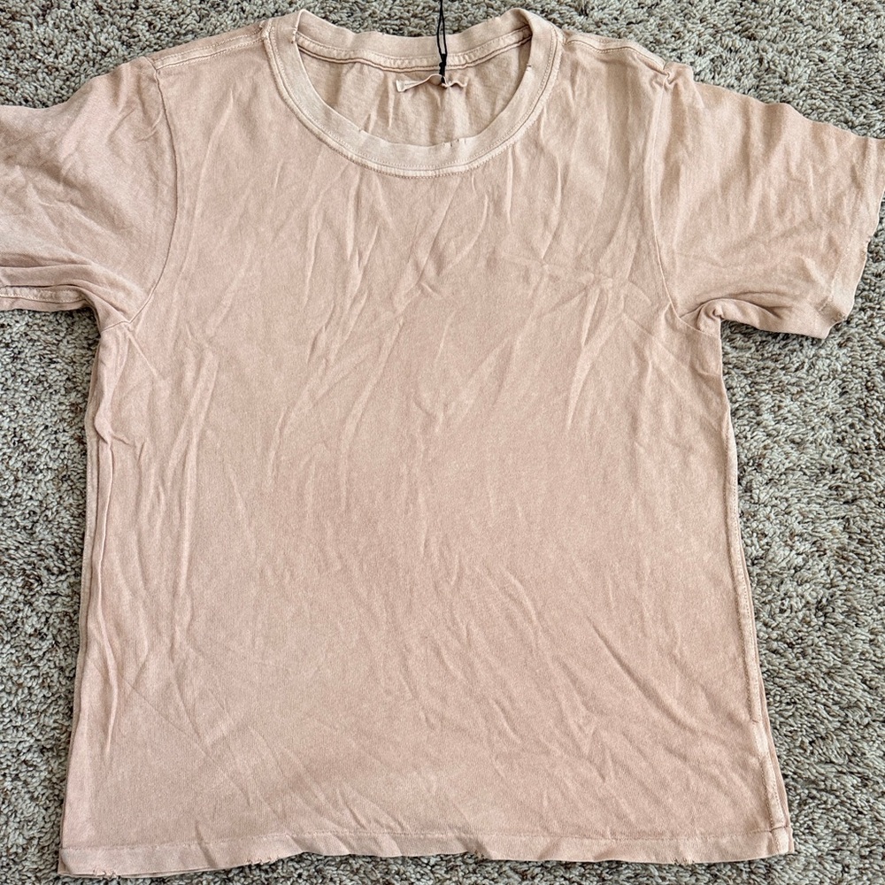 Classic Beige Short Sleeve Tee